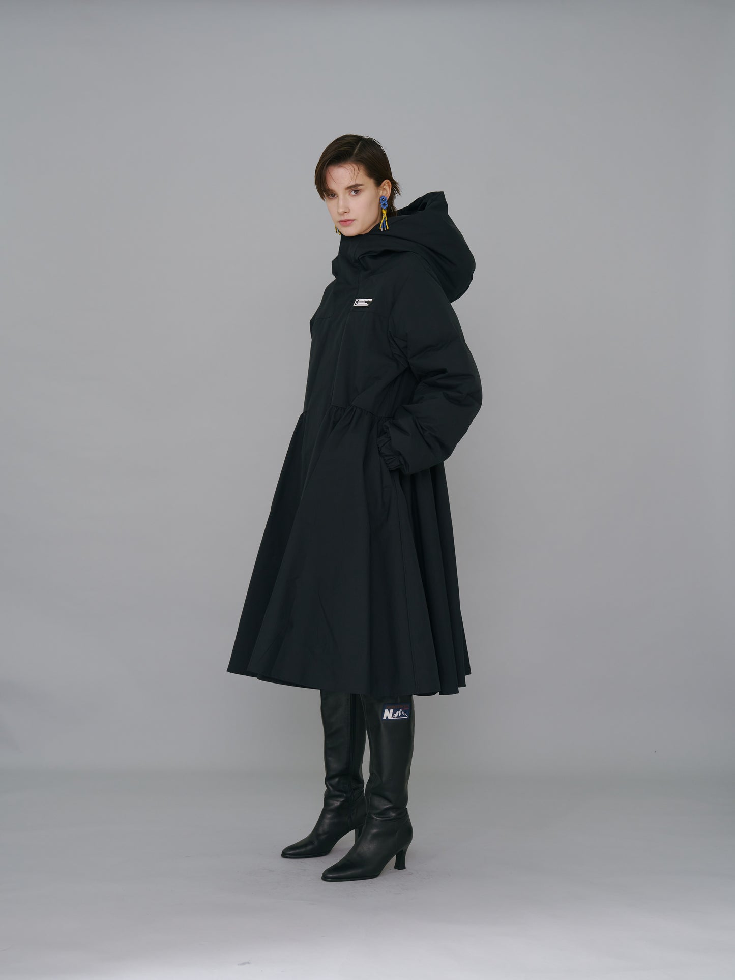 NON TOKYO / DOWN SLEEVE MOUNTAIN PARKA (BLACK) &lt;NON TOKYO&gt; Down sleeve mountain parka (black)