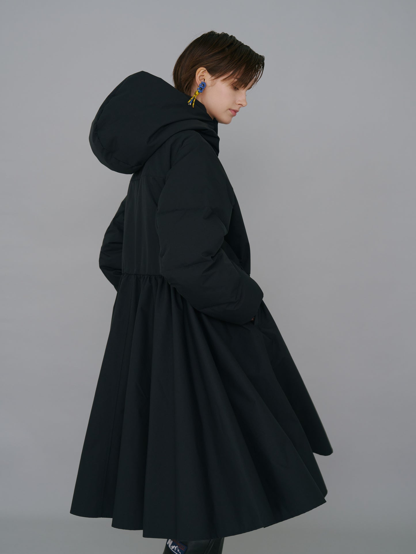 NON TOKYO / DOWN SLEEVE MOUNTAIN PARKA (BLACK) &lt;NON TOKYO&gt; Down sleeve mountain parka (black)