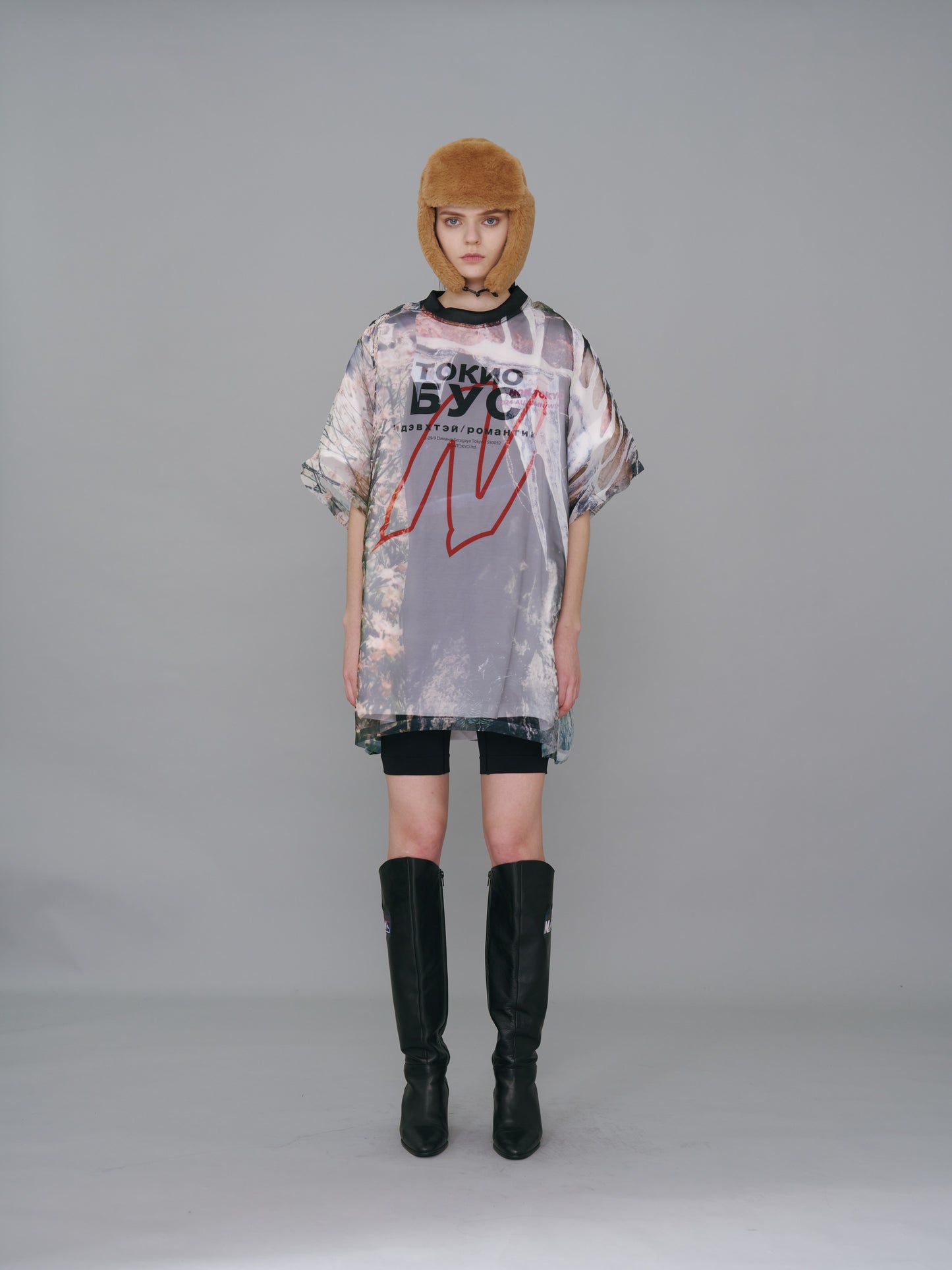 NON TOKYO / PRINT BIG T-SHIRT (N / WHITE)