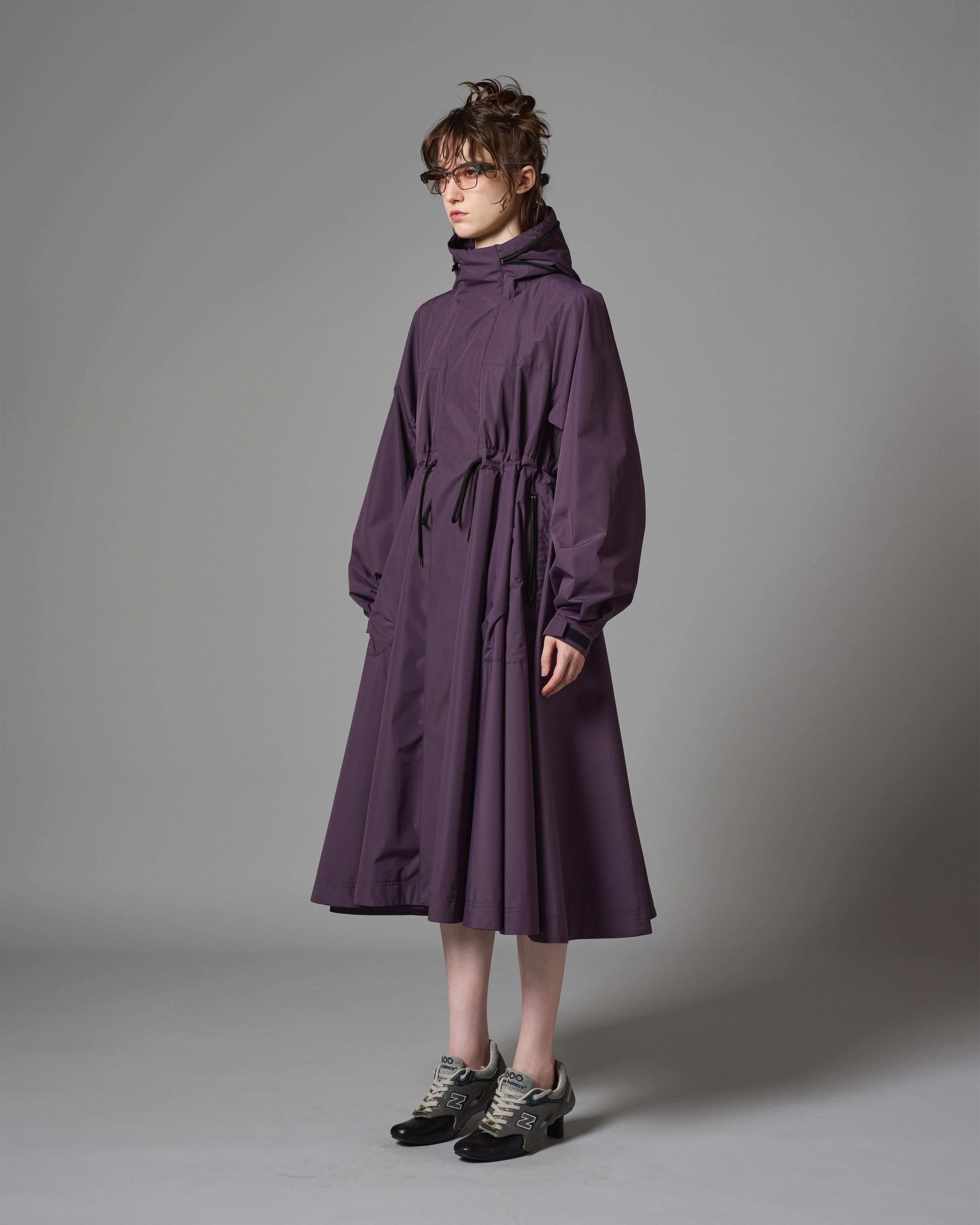 A+ TOKYO マウンテン　ロングコート　ユニセックス LONG MOUNTAIN RAINCOAT (PURPLE) – NON TOKYO