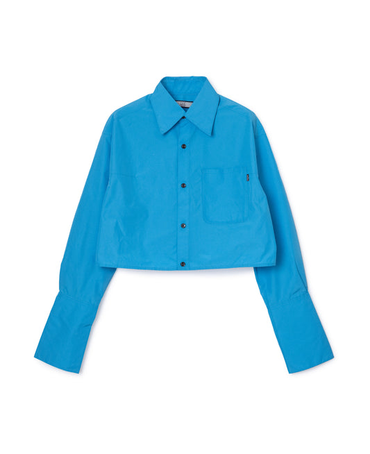 [PRE ORDER] SHORT SHIRT & SCARF (BLUE)