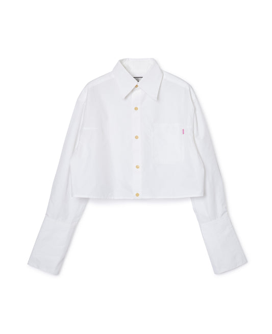 [PRE ORDER] SHORT SHIRT & SCARF (WHITE)