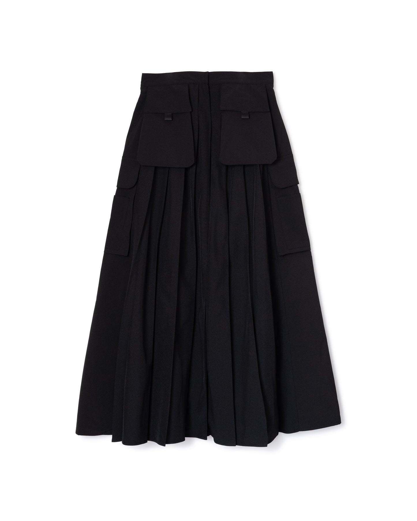 [PRE ORDER] 2WAY MULTIPOCKET PLEATS SKIRT (BLACK)
