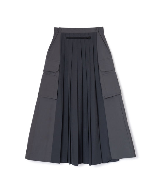 [PRE ORDER] 2WAY MULTIPOCKET PLEATS SKIRT (GRAY)