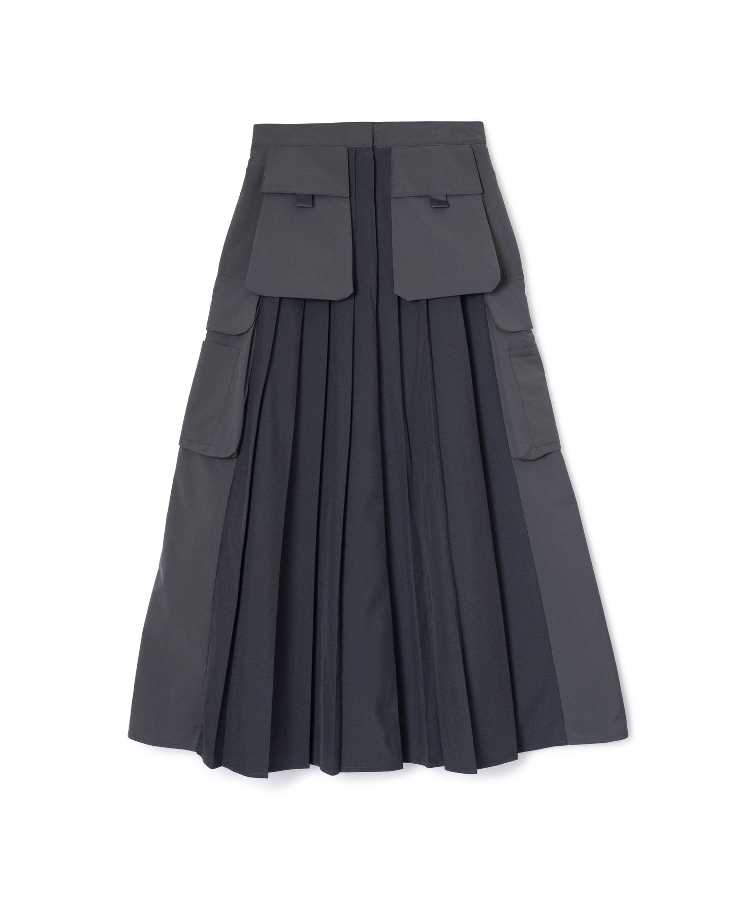 [PRE ORDER] 2WAY MULTIPOCKET PLEATS SKIRT (GRAY)