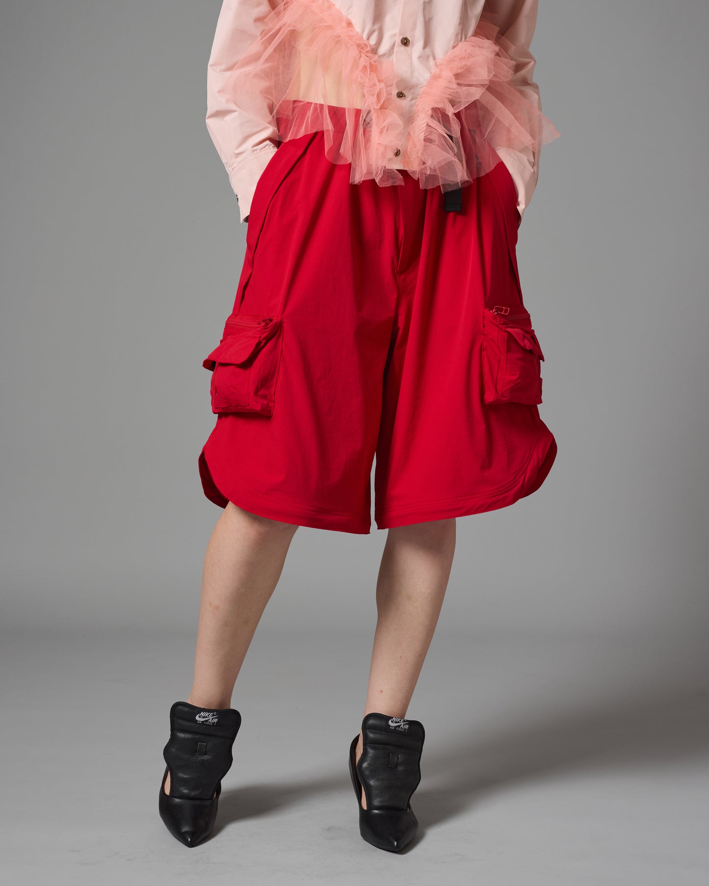 [PRE ORDER] 2WAY CARGO PANTS (RED)