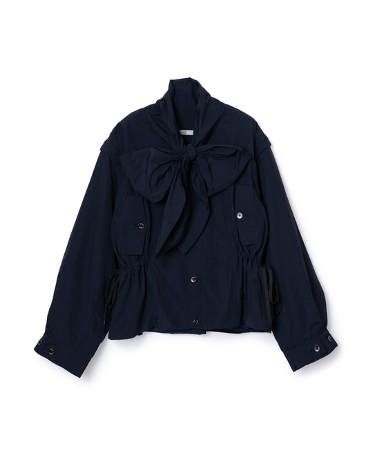 [PRE ORDER] 2WAY RIBBON WORK JACKET (NAVY)