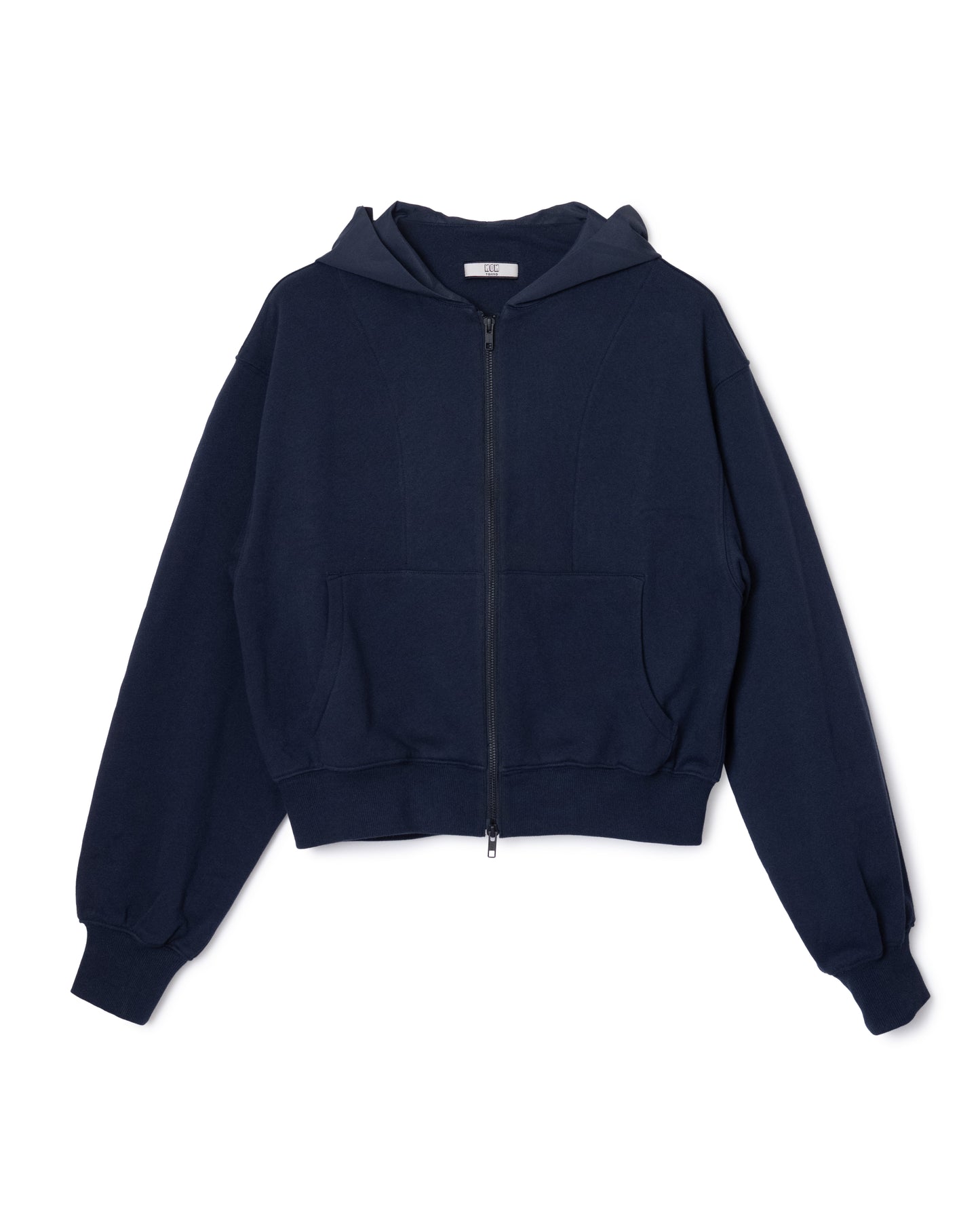 [PRE ORDER] NYLON HOOD ZIP-UP PARKER (BLACK)