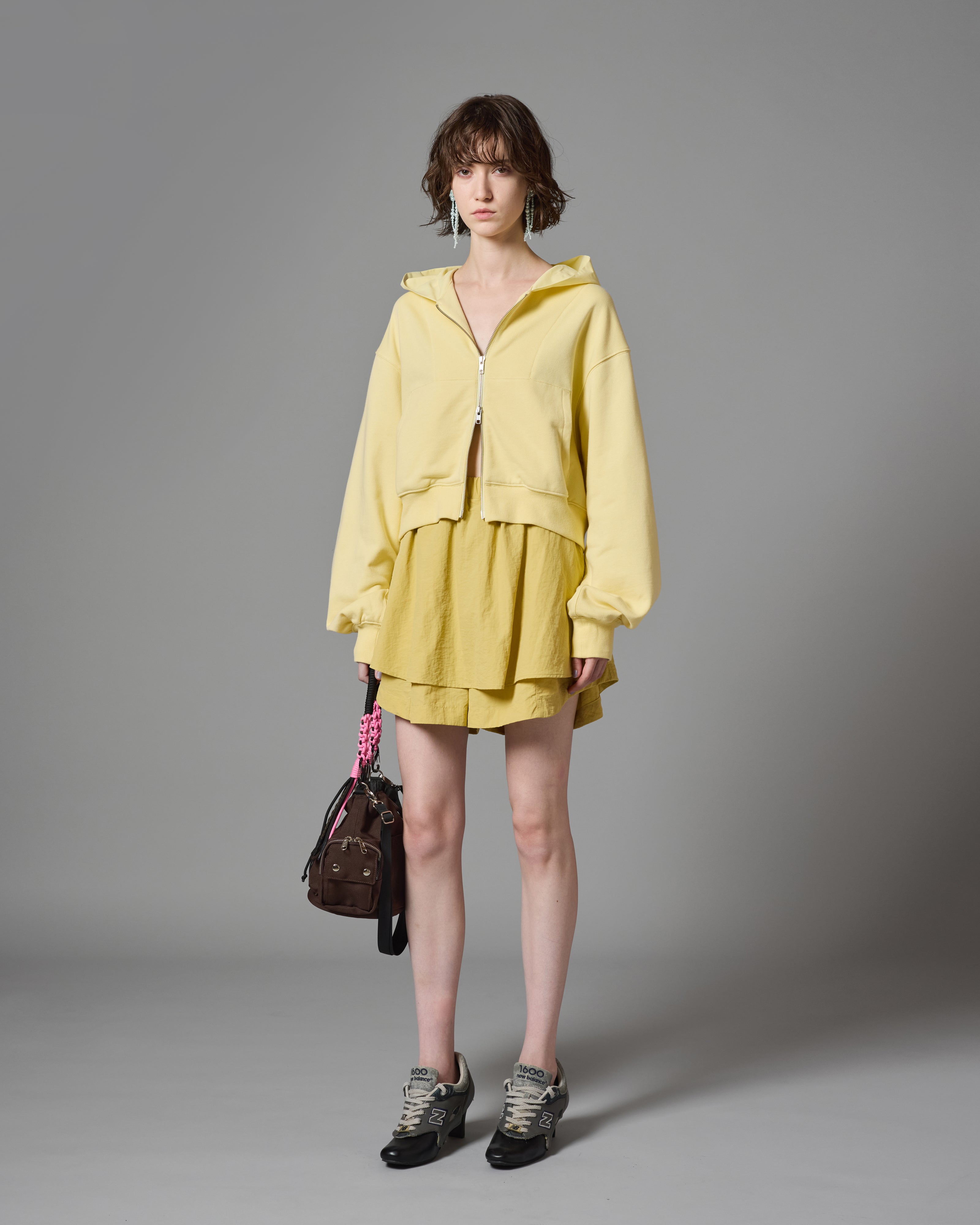 NYLON HOOD ZIP-UP PARKER (YELLOW) – NON TOKYO