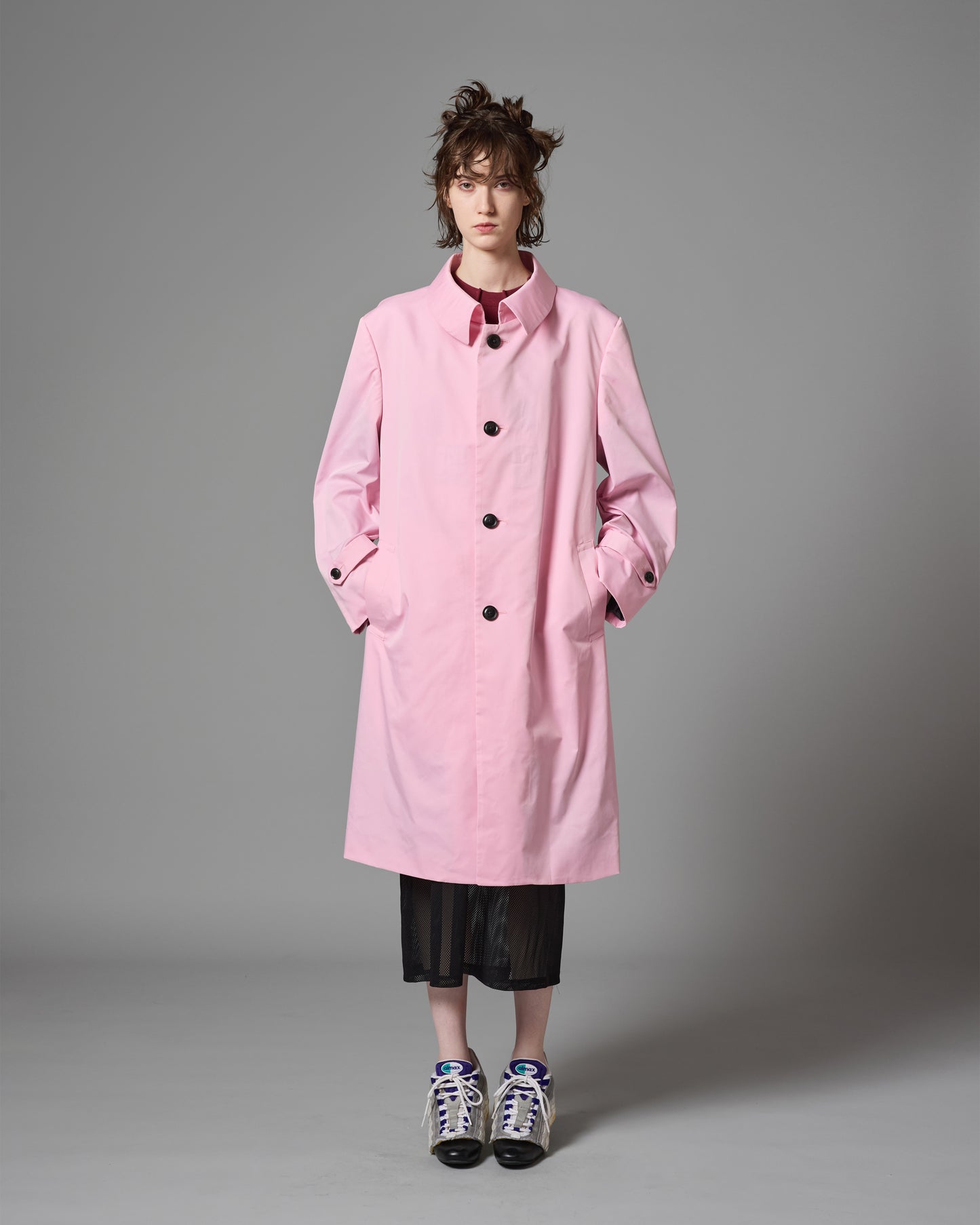 [PRE ORDER] WATER PLOOF LONG COAT (PINK)
