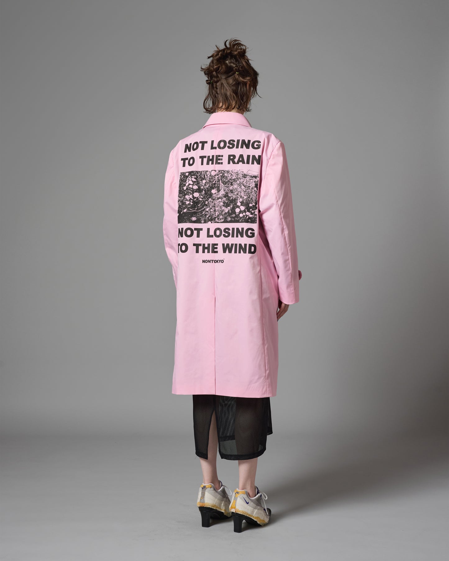 [PRE ORDER] WATER PLOOF LONG COAT (PINK)