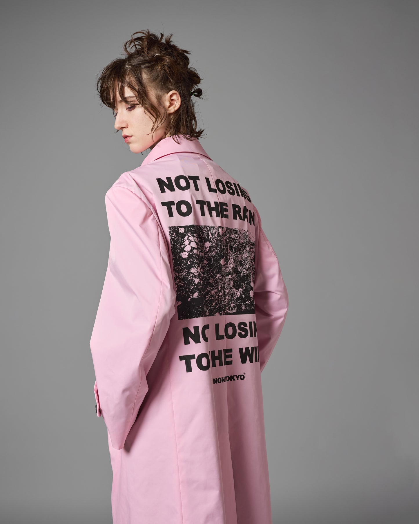 [PRE ORDER] WATER PLOOF LONG COAT (PINK)