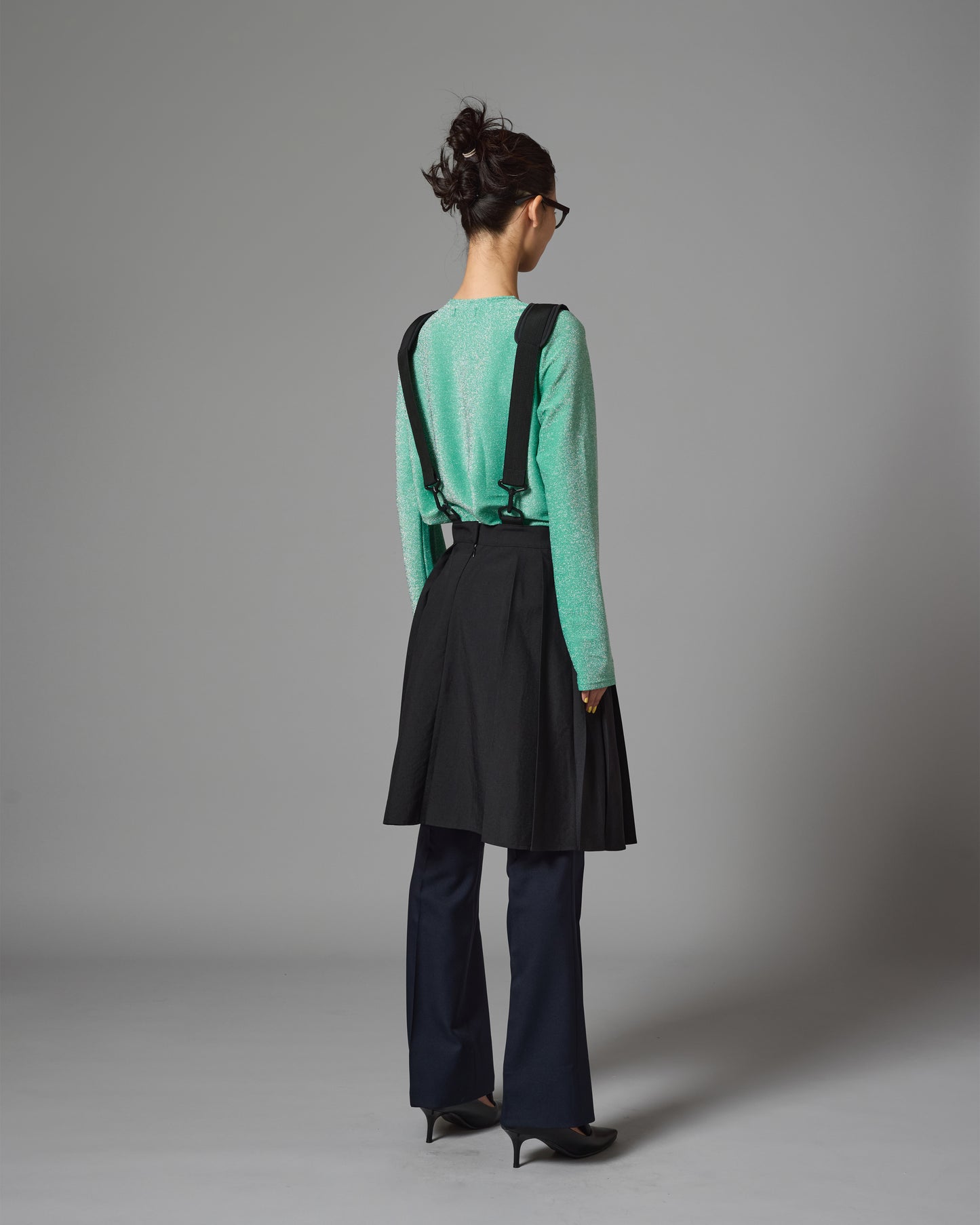[PRE ORDER] GLITTER CARDIGAN (GREEN)