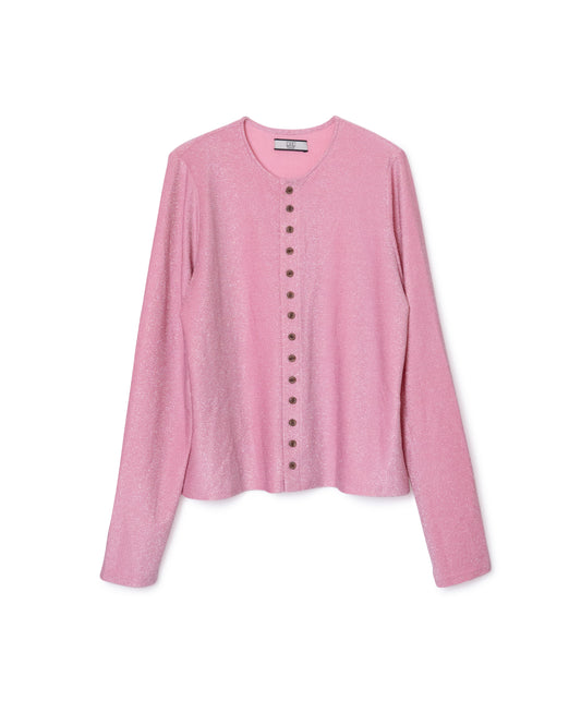 [PRE ORDER] GLITTER CARDIGAN (PINK)