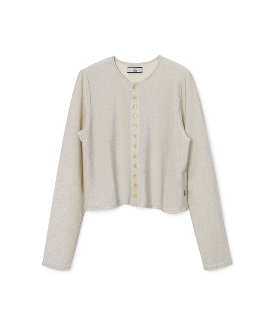 [PRE ORDER] GLITTER CARDIGAN (SILVER)