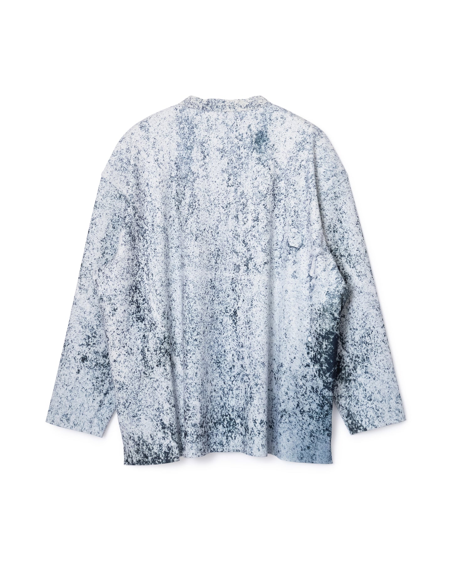 [PRE ORDER] PRINT RIB BIG CARDIGAN (NOISE)