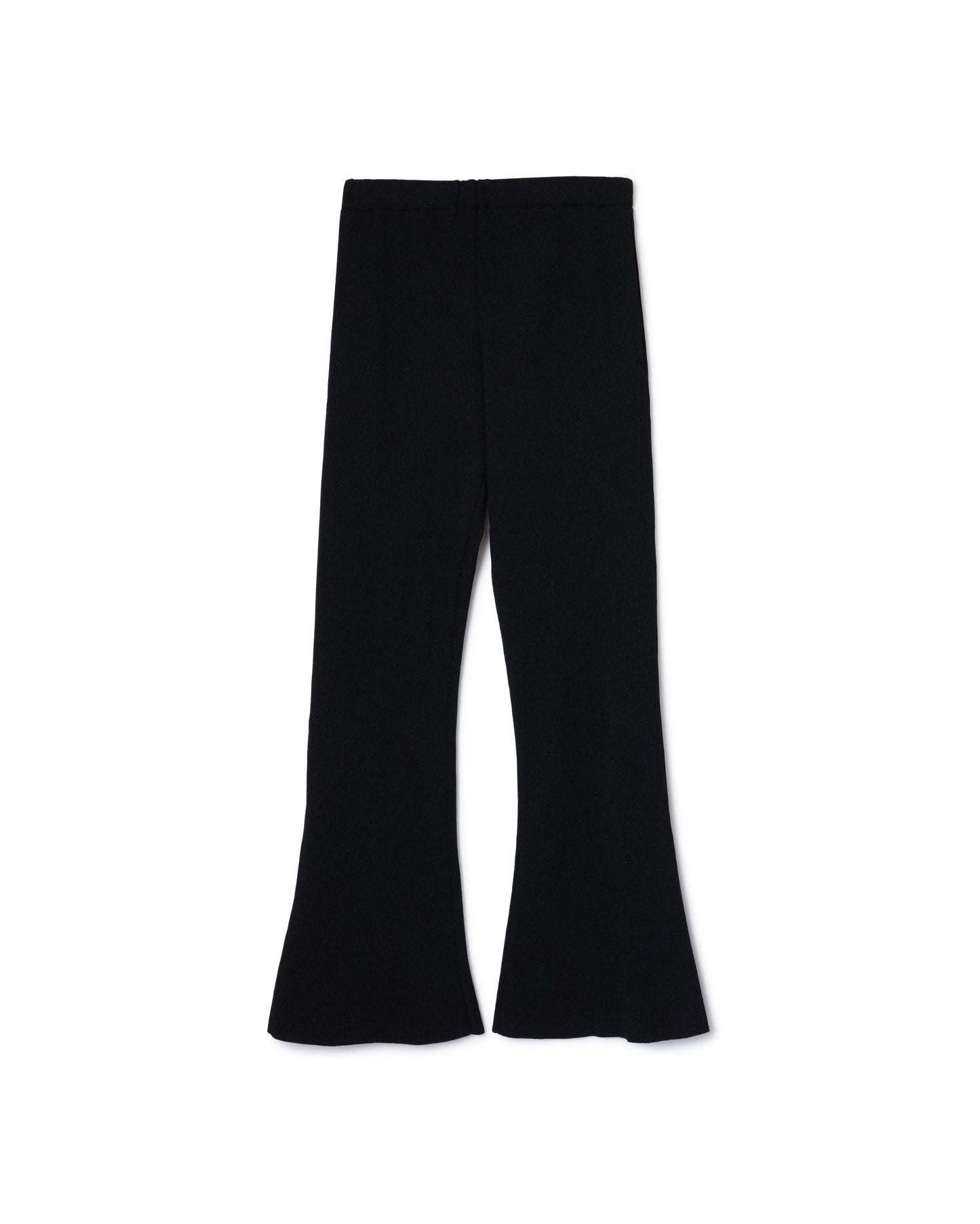 [PRE ORDER] RIB FLARE PANTS (BLACK)