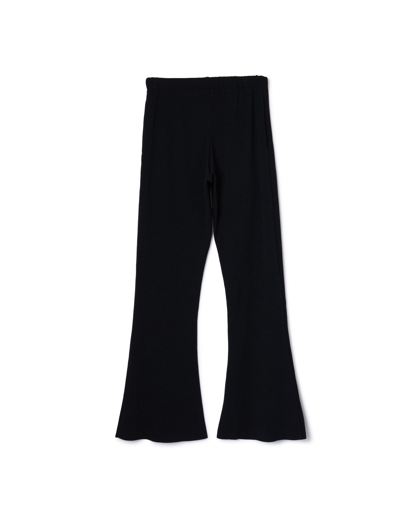 [PRE ORDER] RIB FLARE PANTS (BLACK)