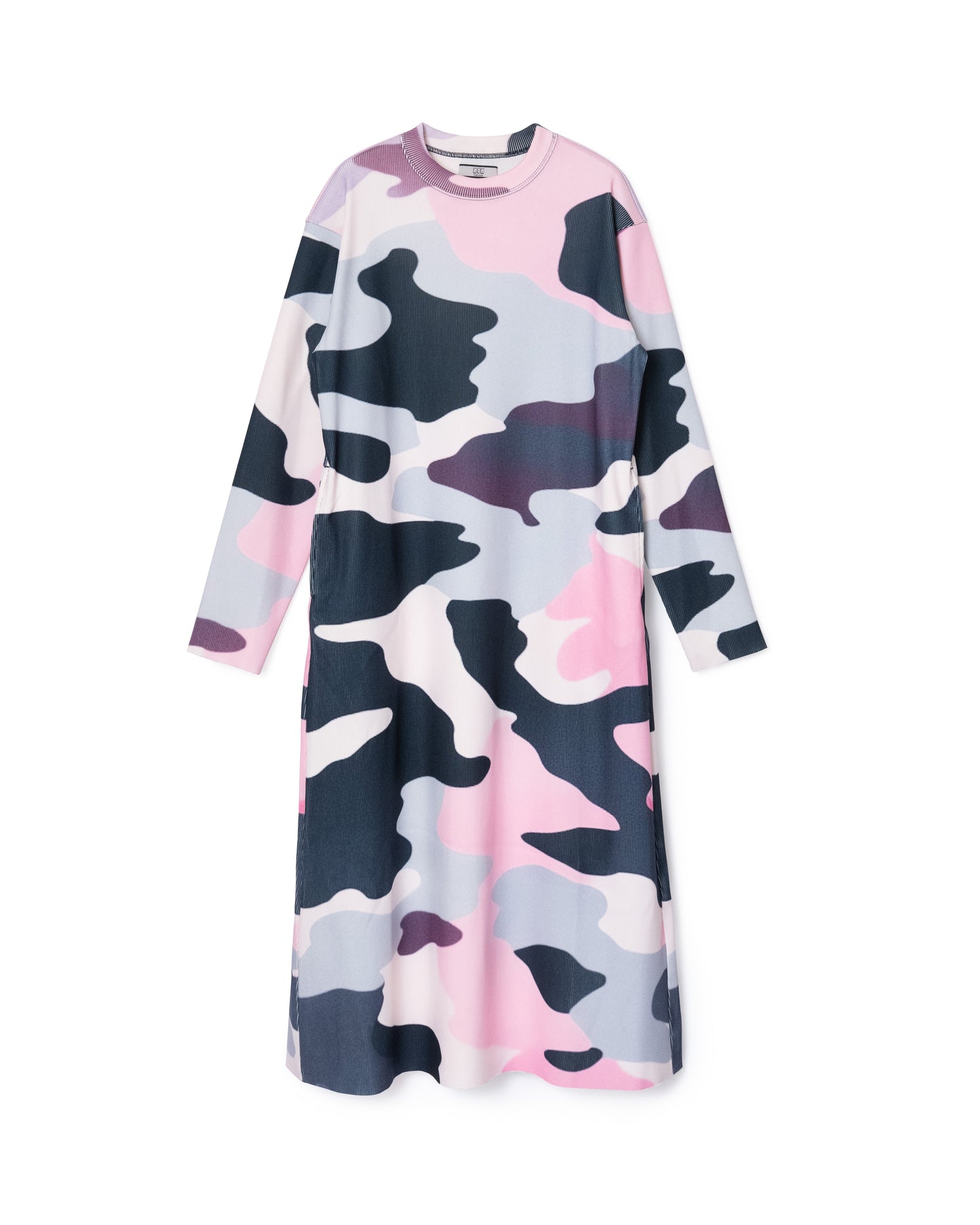[PRE ORDER] PRINT RIB L/S ONE-PIECE (CAMO)