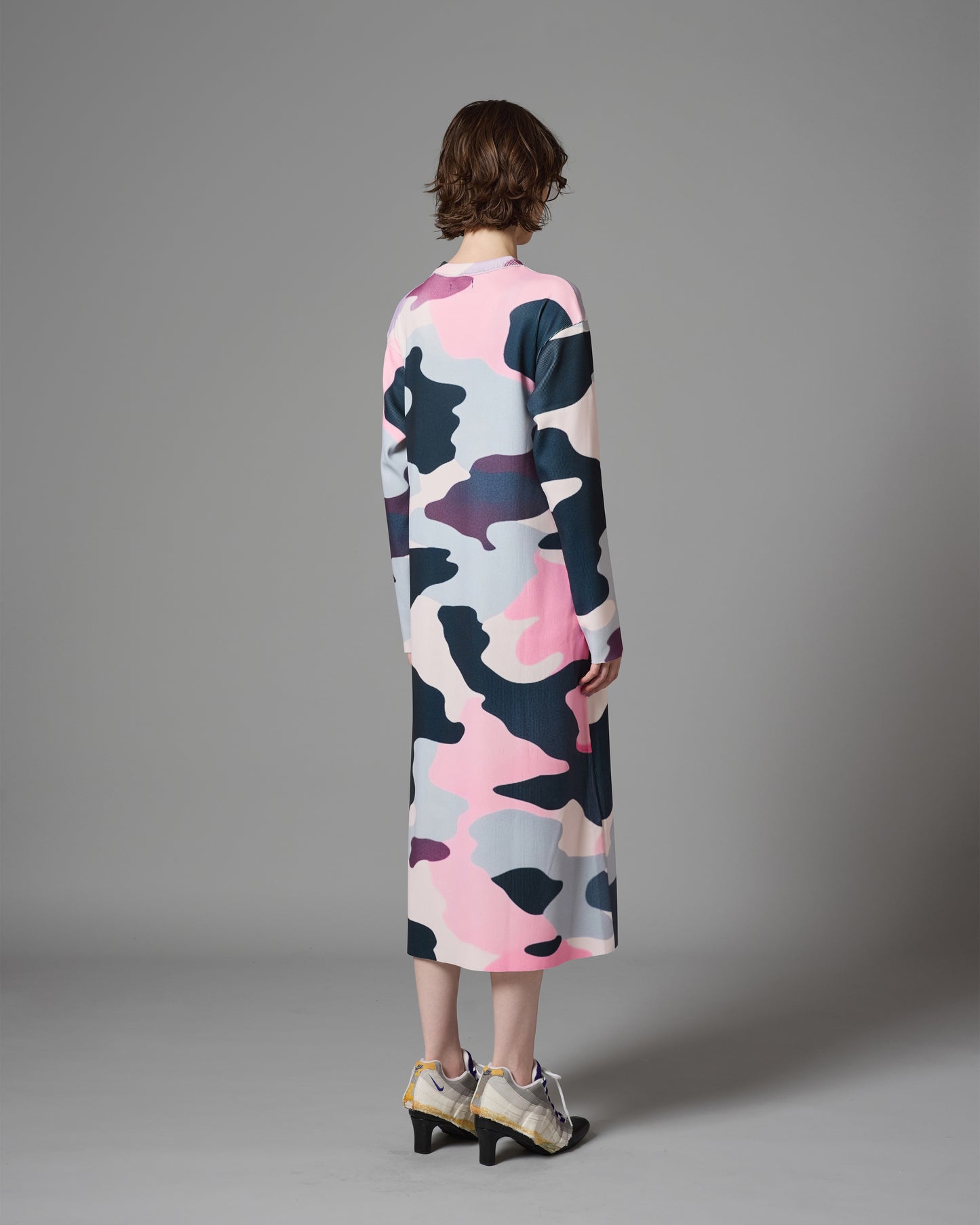 [PRE ORDER] PRINT RIB L/S ONE-PIECE (CAMO)