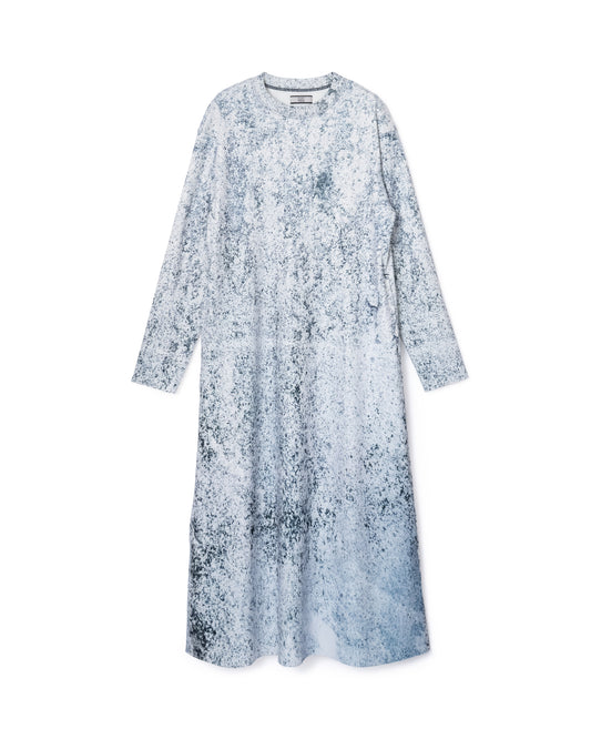 [PRE ORDER] PRINT RIB L/S ONE-PIECE (NOISE)