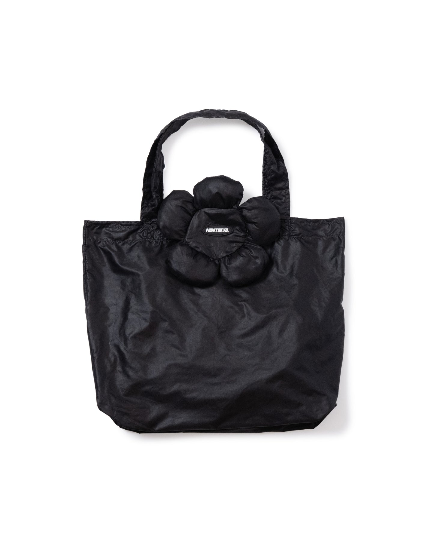 FLOWER ECO BAG (BLACK)