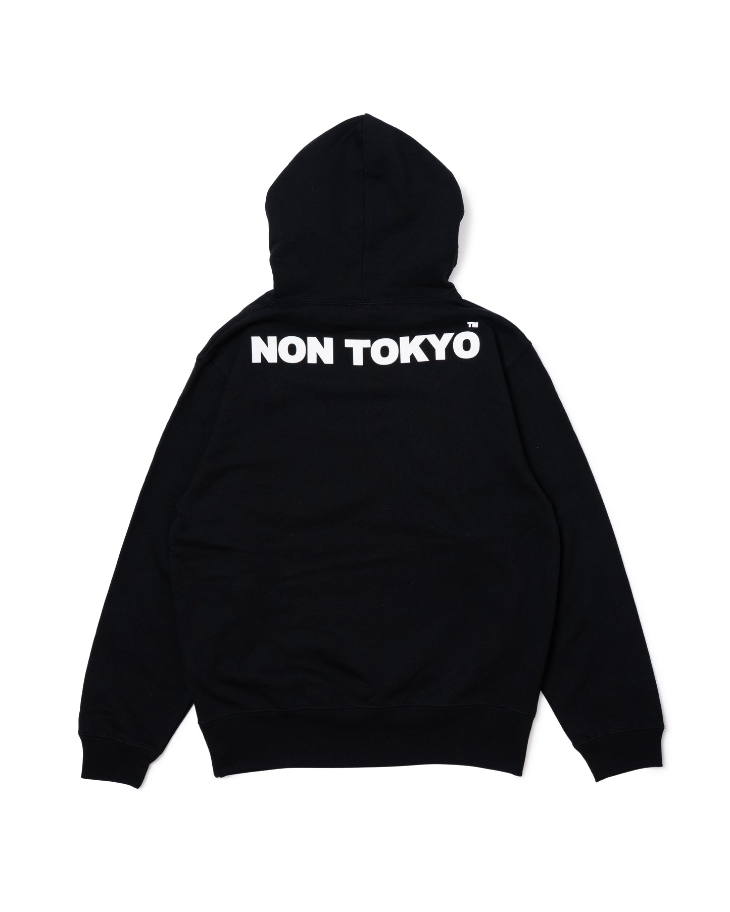 WORK PRINT PULLOVER PARKA (BLACK)