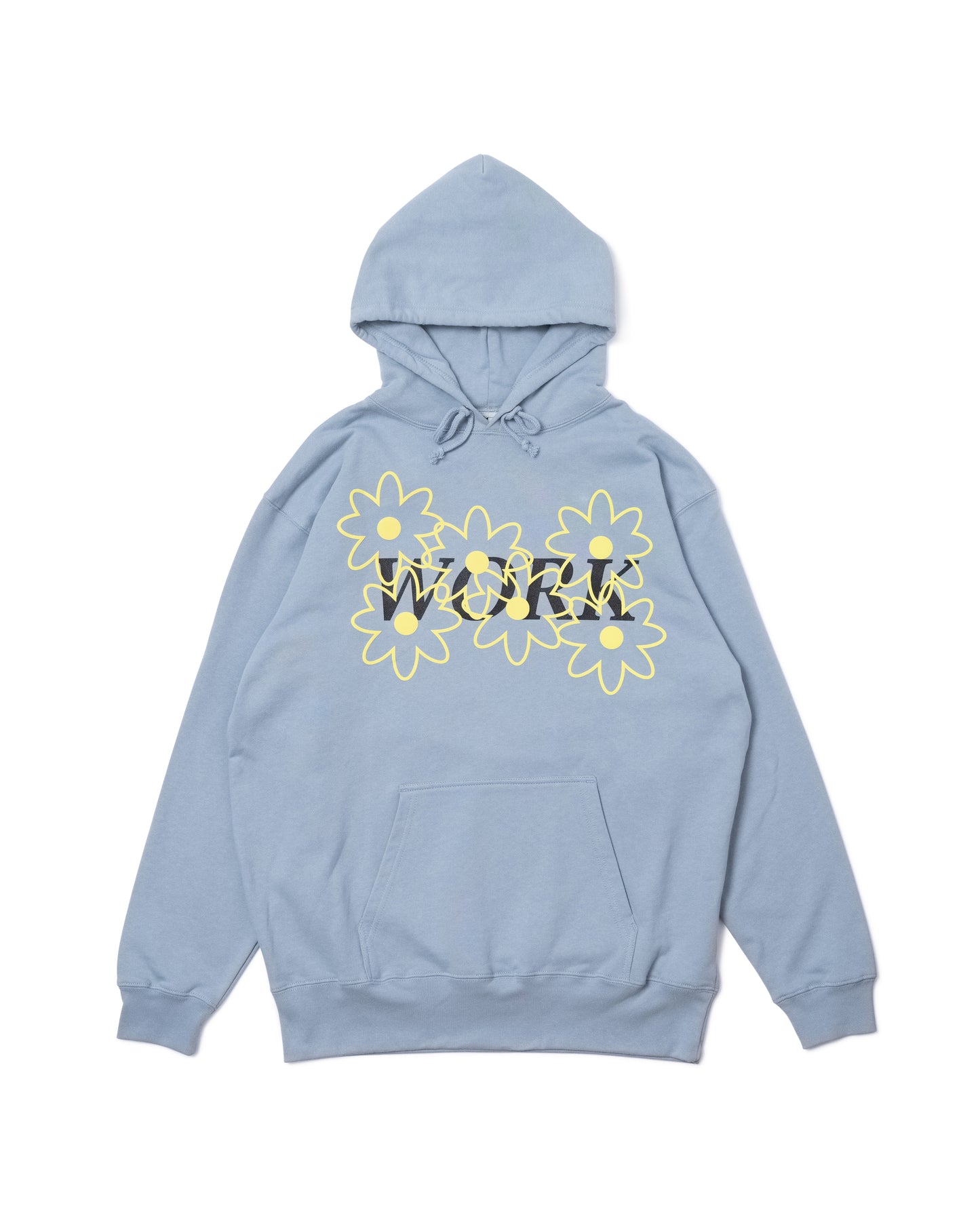 WORK PRINT PULLOVER PARKA (BLUE)
