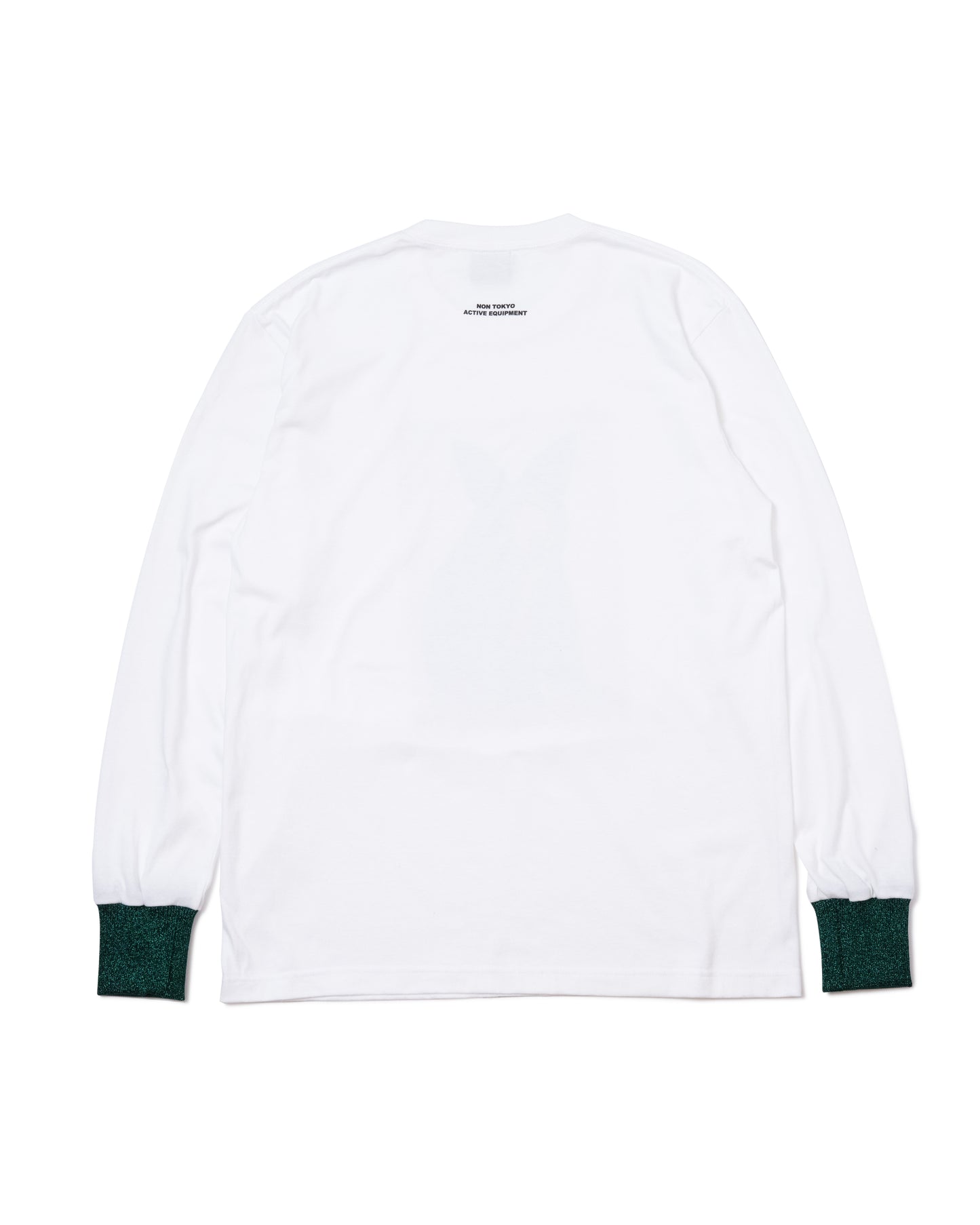 BEAR PRINT L/S T-SHIRT (WHITE)