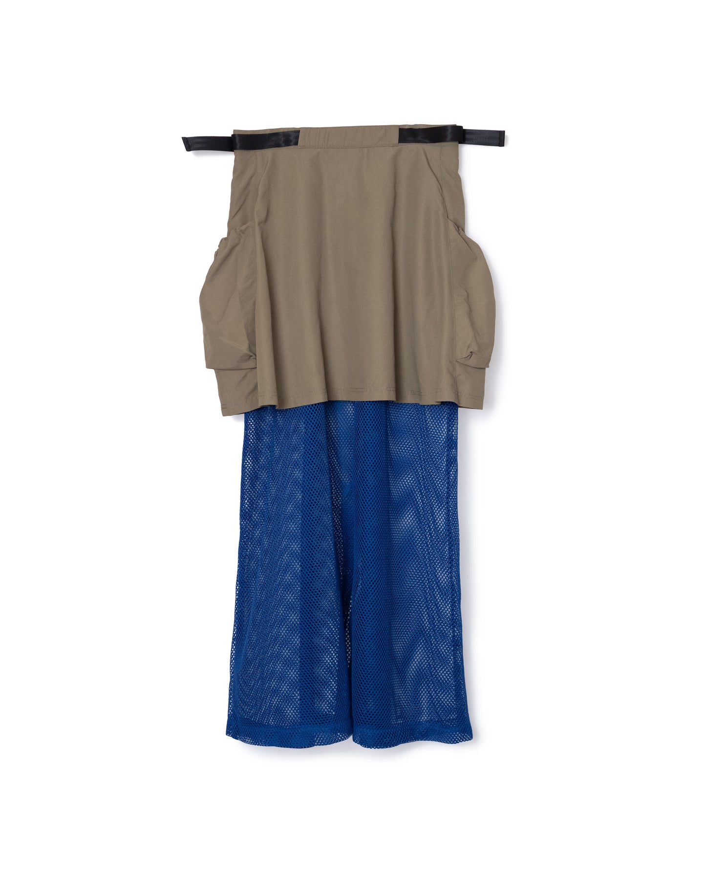 [PRE ORDER] MESH LAYER SKIRT (BEIGE×BLUE)