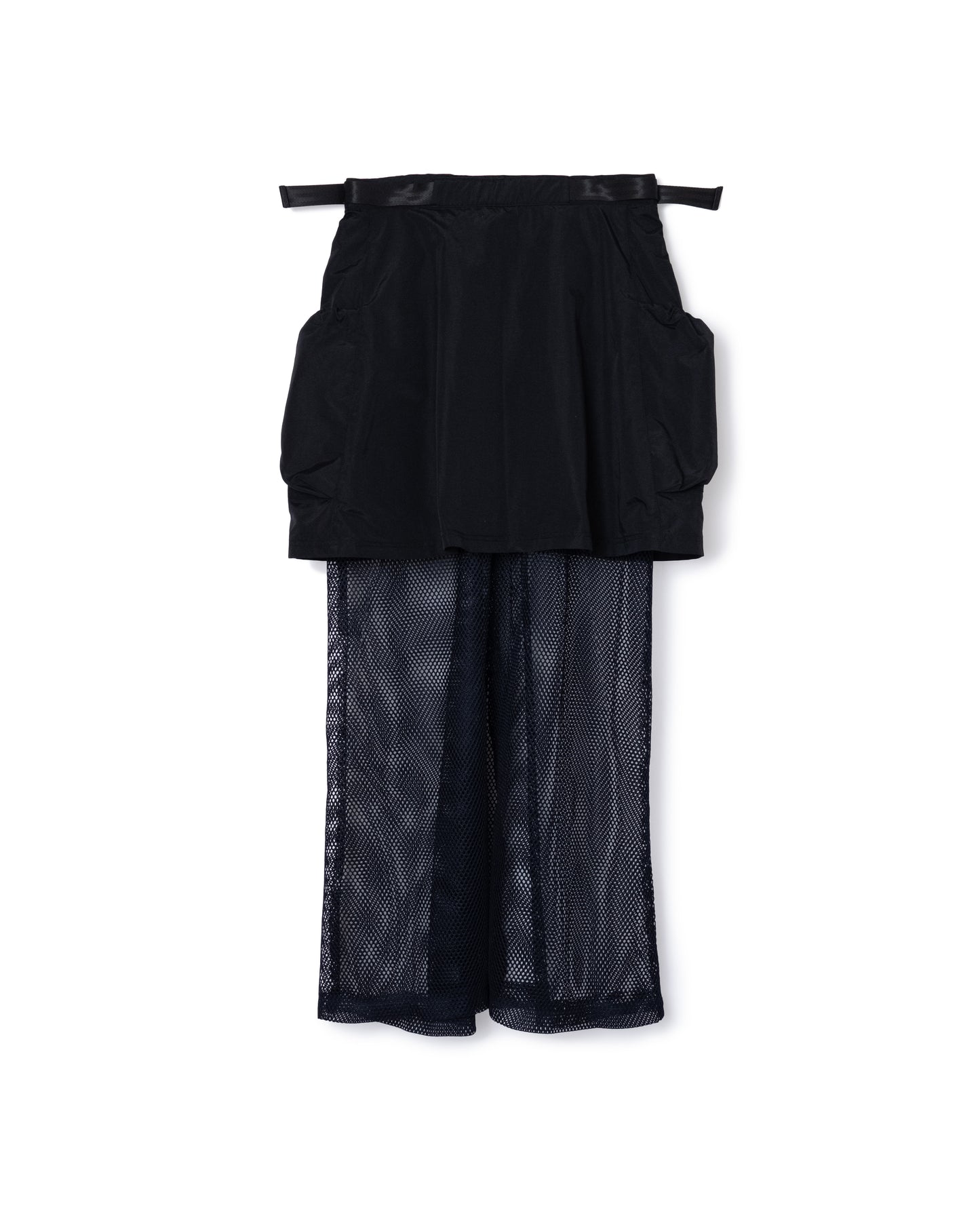 [PRE ORDER] MESH LAYER SKIRT (BLACK×NAVY)