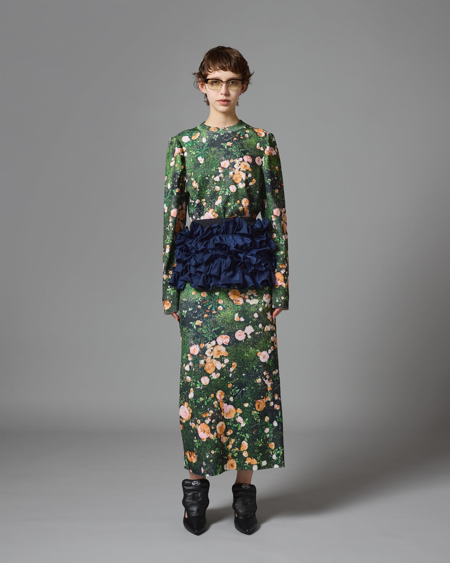 [PRE ORDER] FRILL BELT (NAVY)