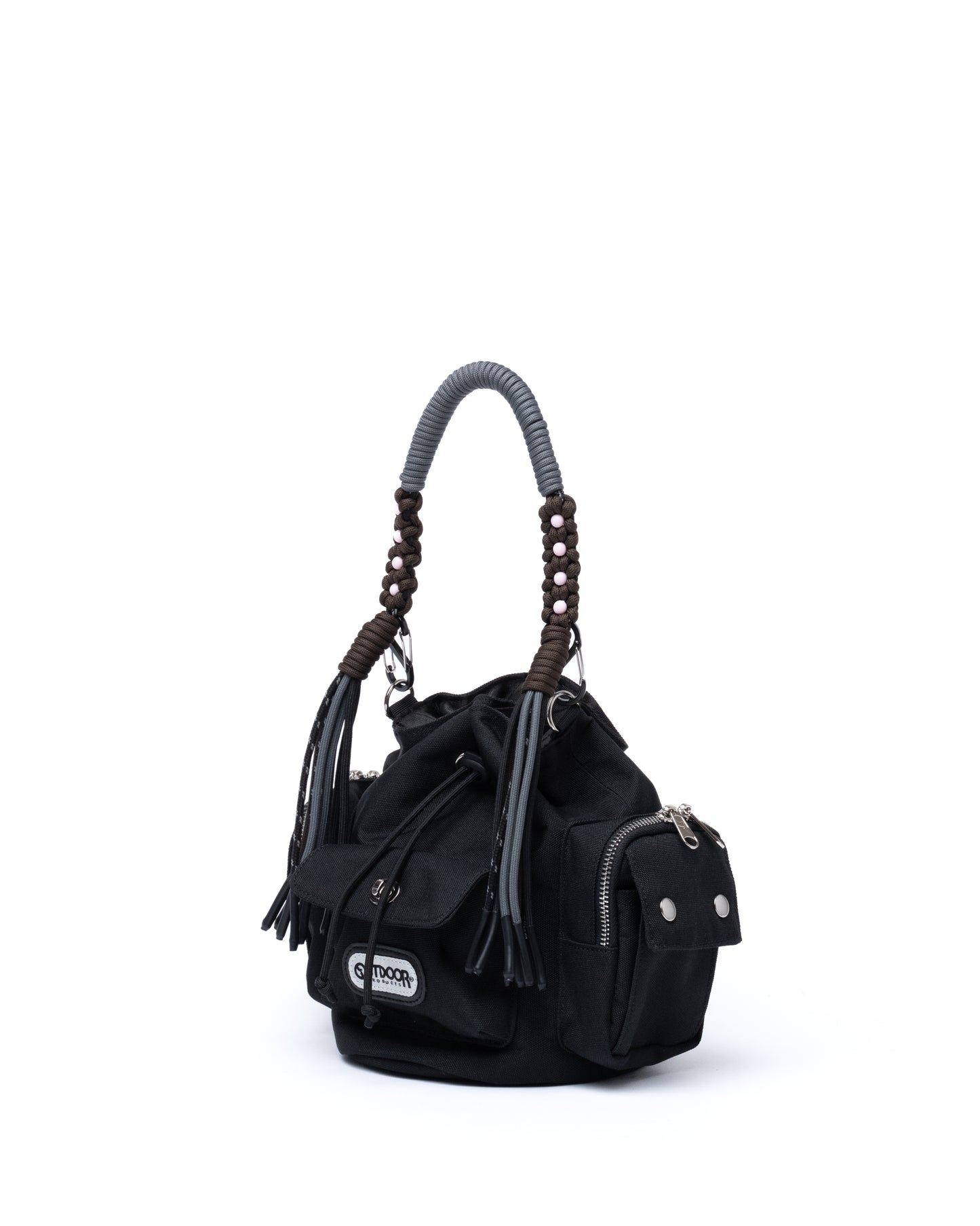 2WAY MULITI POCKET POUCH BAG feat.OUTDOOR (BLACK)