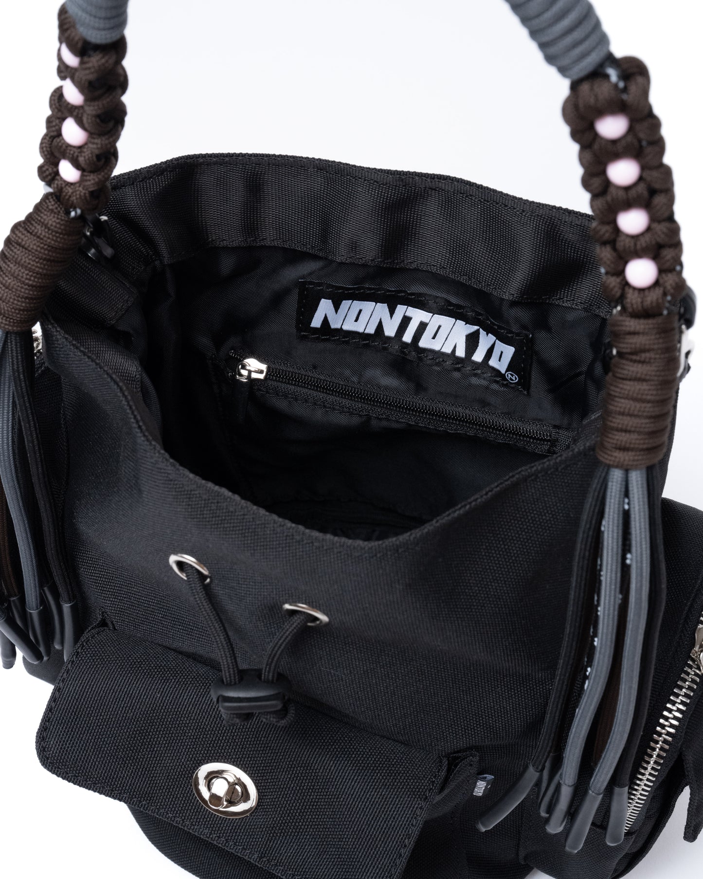 2WAY MULITI POCKET POUCH BAG feat.OUTDOOR (BLACK)