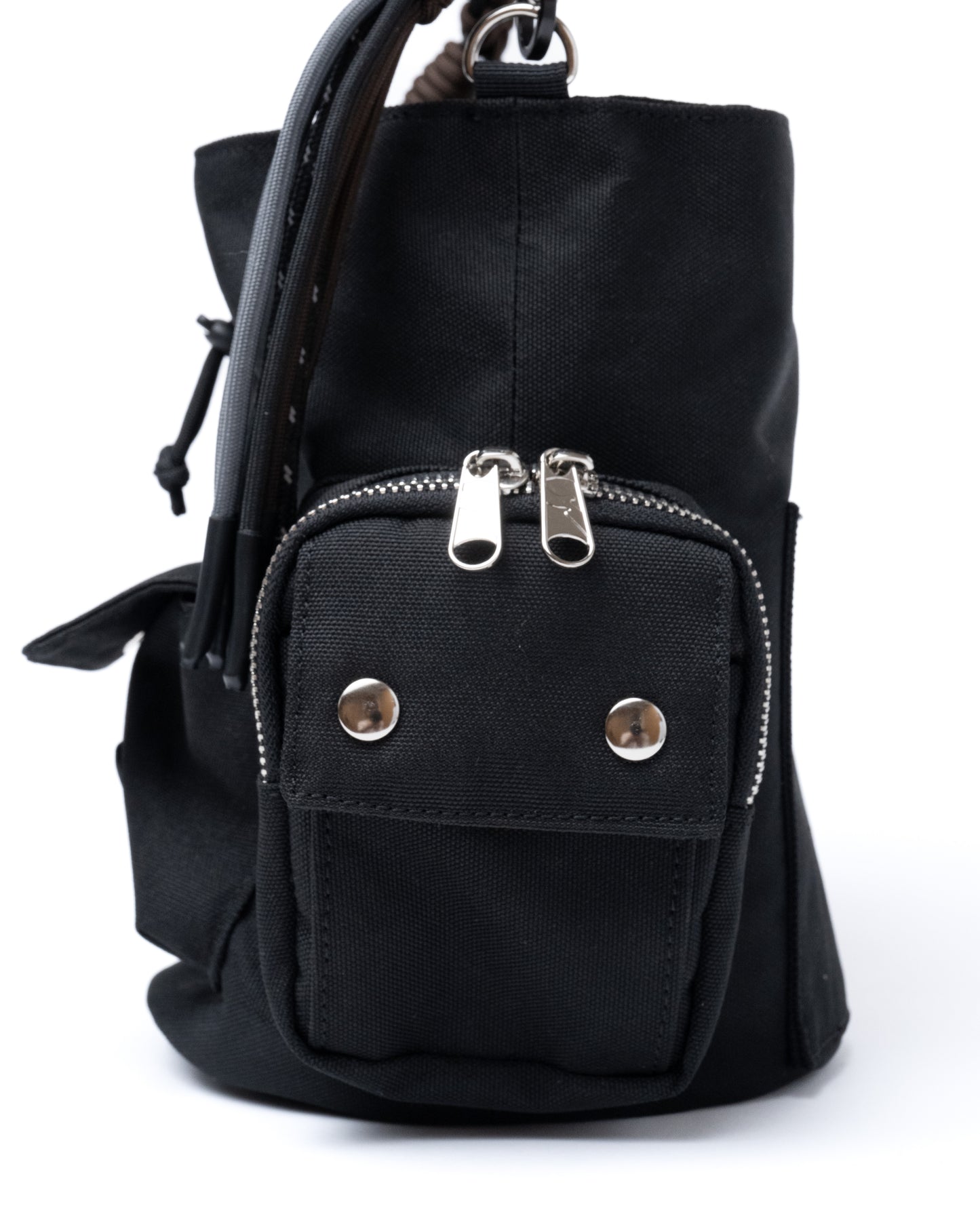 2WAY MULITI POCKET POUCH BAG feat.OUTDOOR (BLACK)