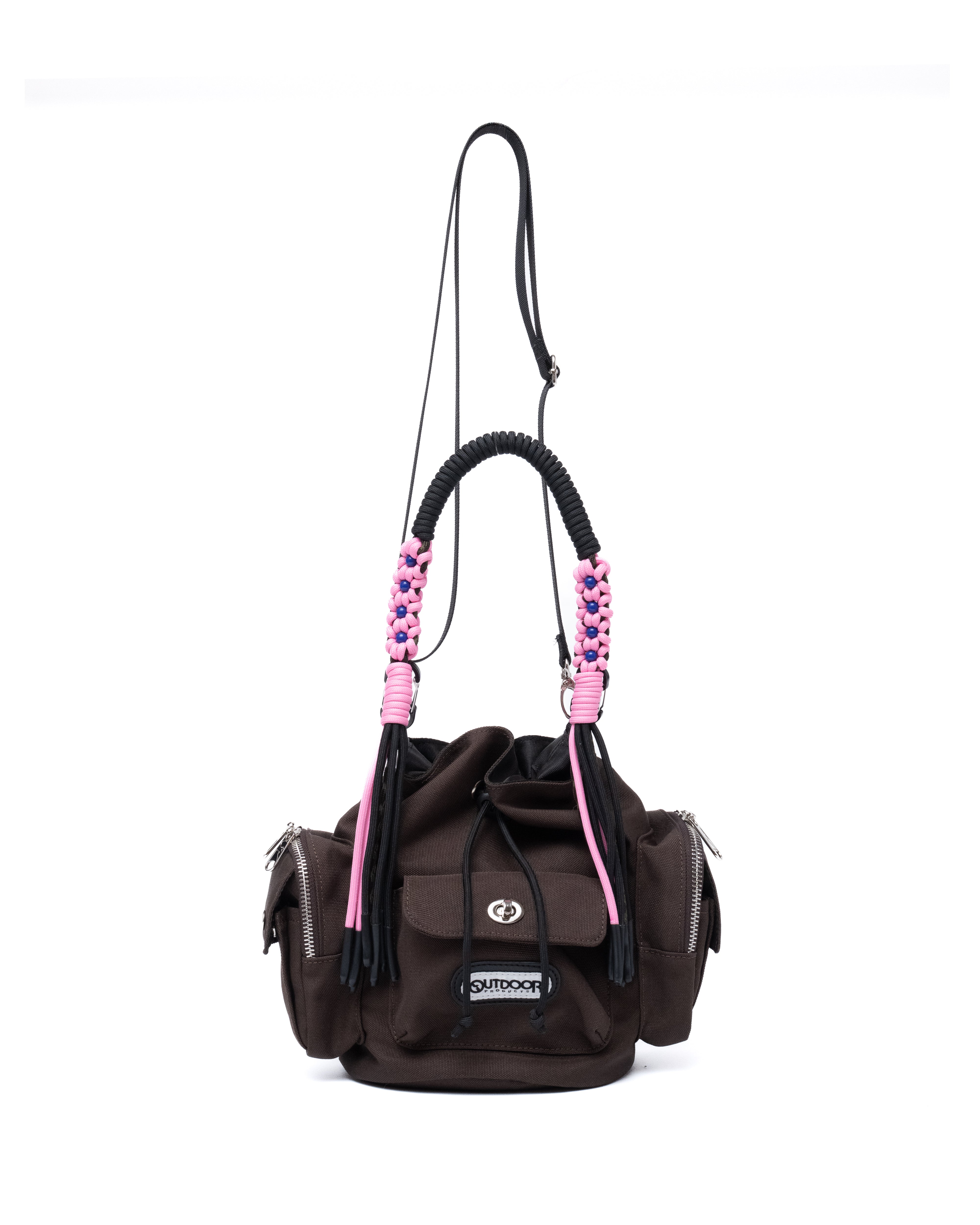 2WAY MULITI POCKET HAND BAG feat.OUTDOOR (BROWN) – NON TOKYO