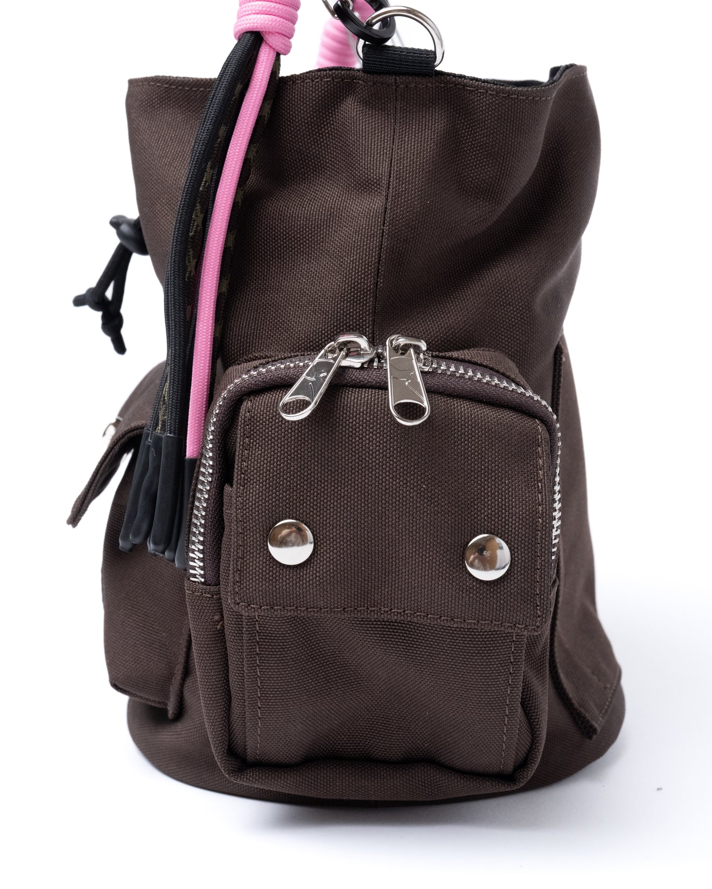 2WAY MULITI POCKET HAND BAG feat.OUTDOOR (BROWN)