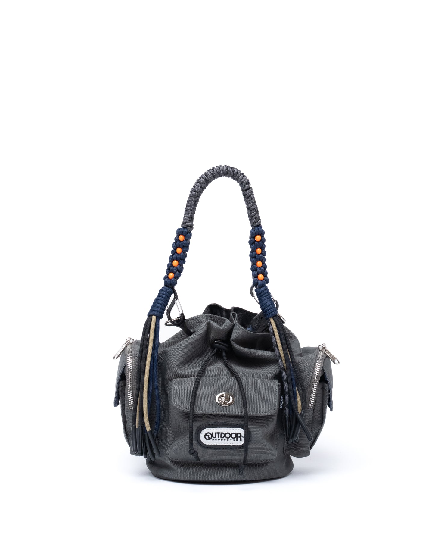 2WAY MULITI POCKET HAND BAG feat.OUTDOOR (GRAY)