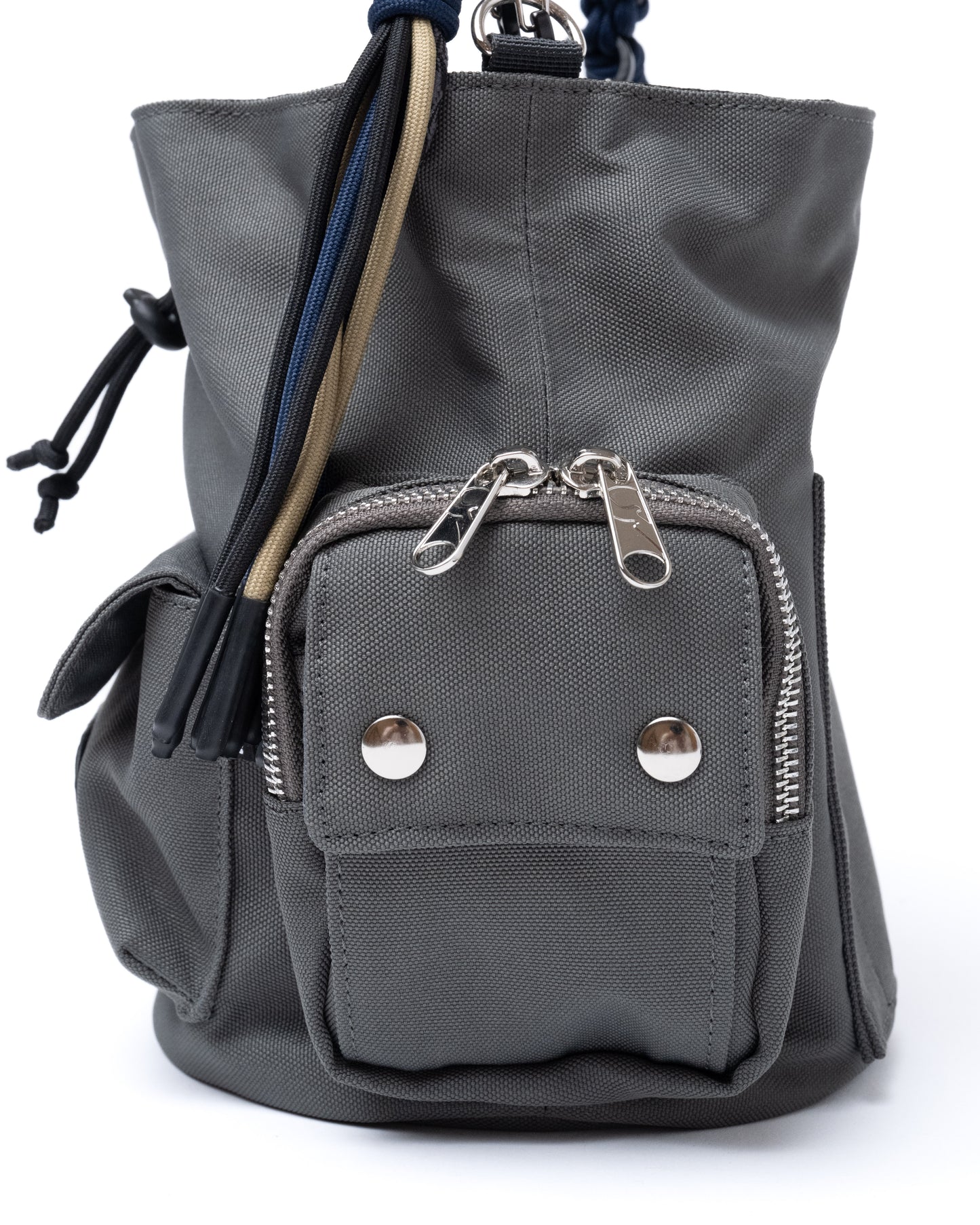 2WAY MULITI POCKET HAND BAG feat.OUTDOOR (GRAY)
