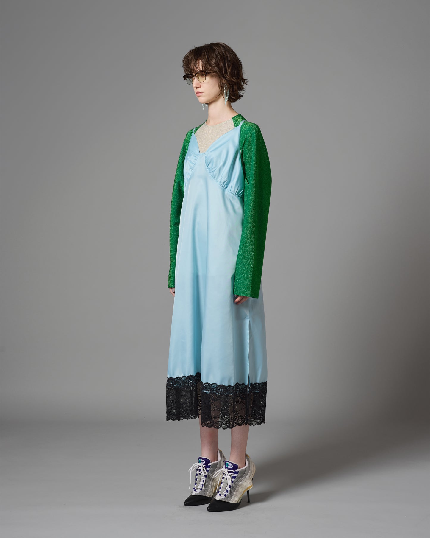 [PRE ORDER] CAMISOLE LACE ONE-PIECE (L.BLUE)