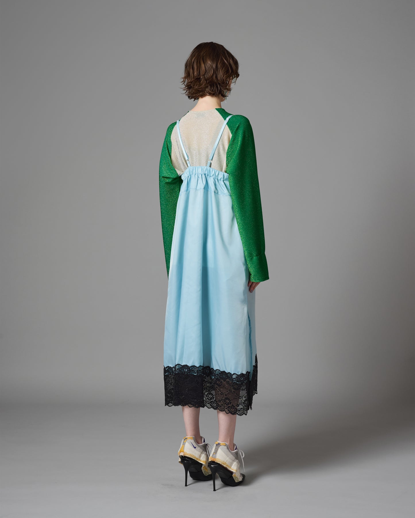 [PRE ORDER] CAMISOLE LACE ONE-PIECE (L.BLUE)