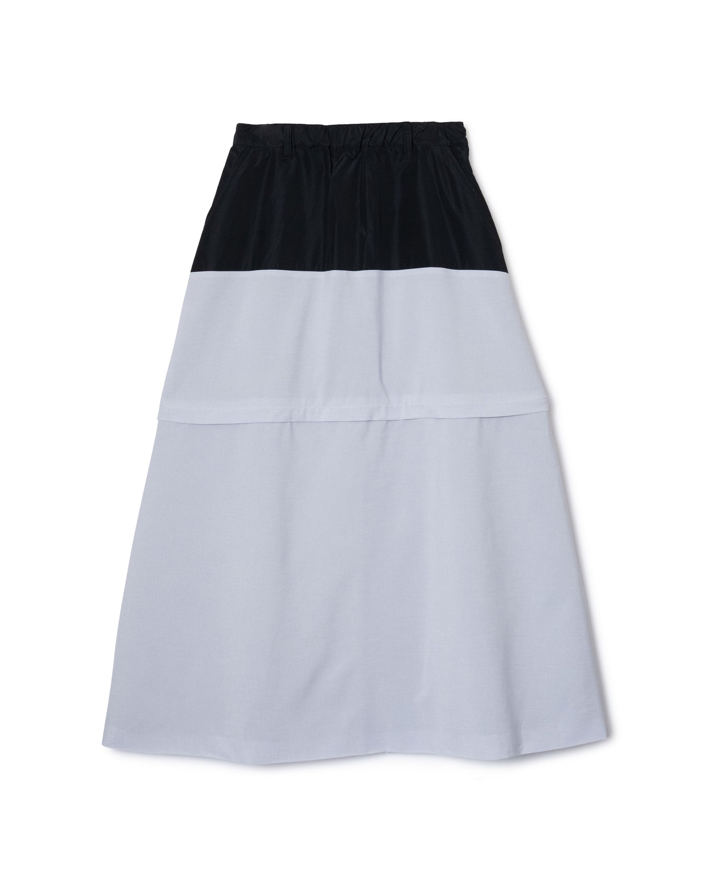 [PRE ORDER] 2WAY BI COLOR SKIRT (L.BLUE)