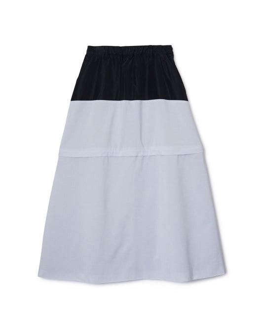 [PRE ORDER] 2WAY BI COLOR SKIRT (L.BLUE)