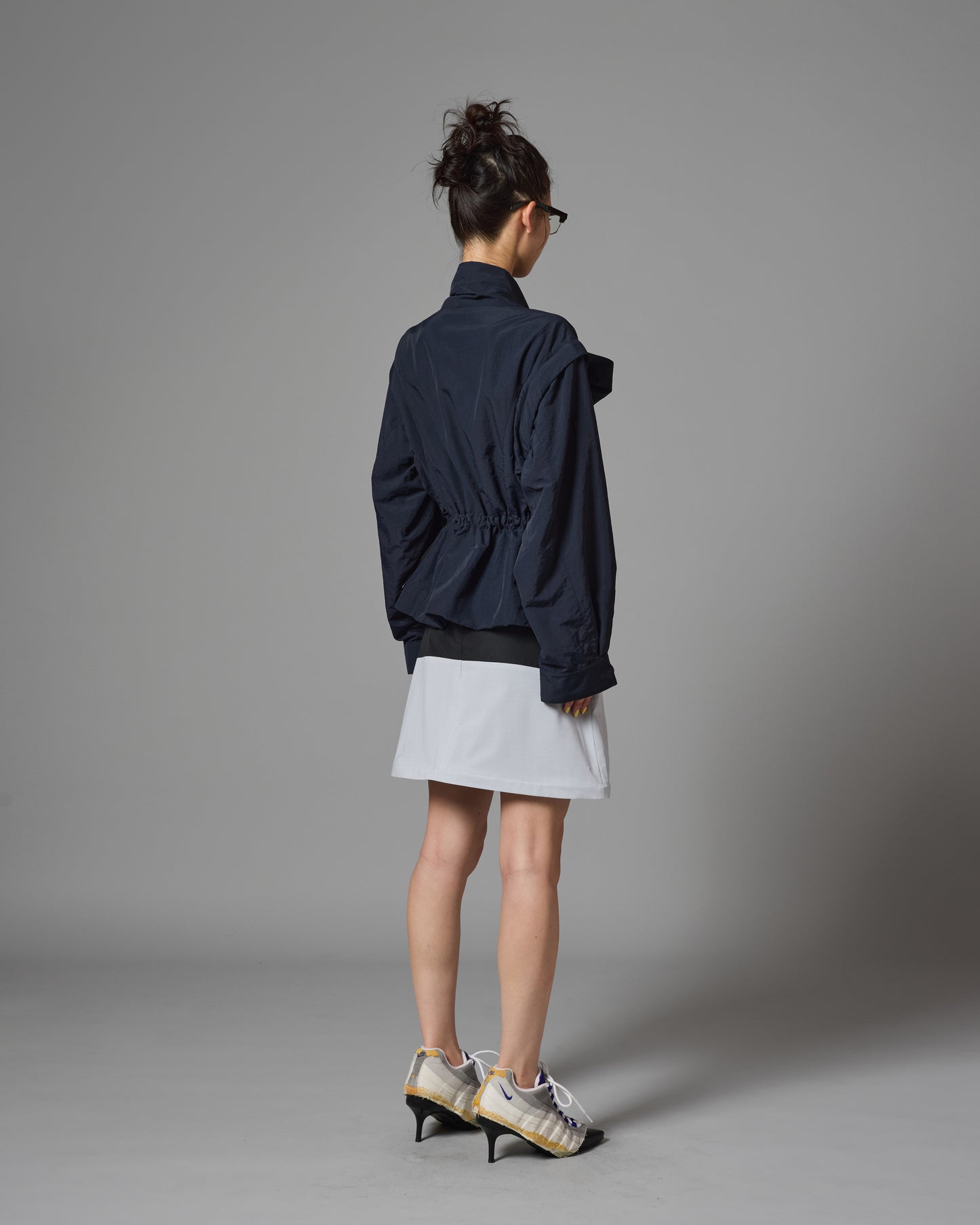 [PRE ORDER] 2WAY BI COLOR SKIRT (L.BLUE)
