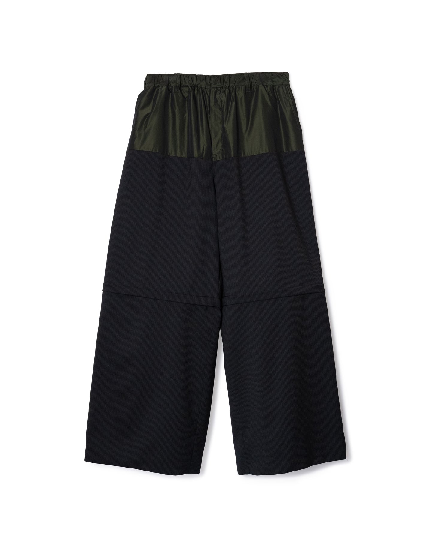 [PRE ORDER] 2WAY BI COLOR SLACKS (BLACK)