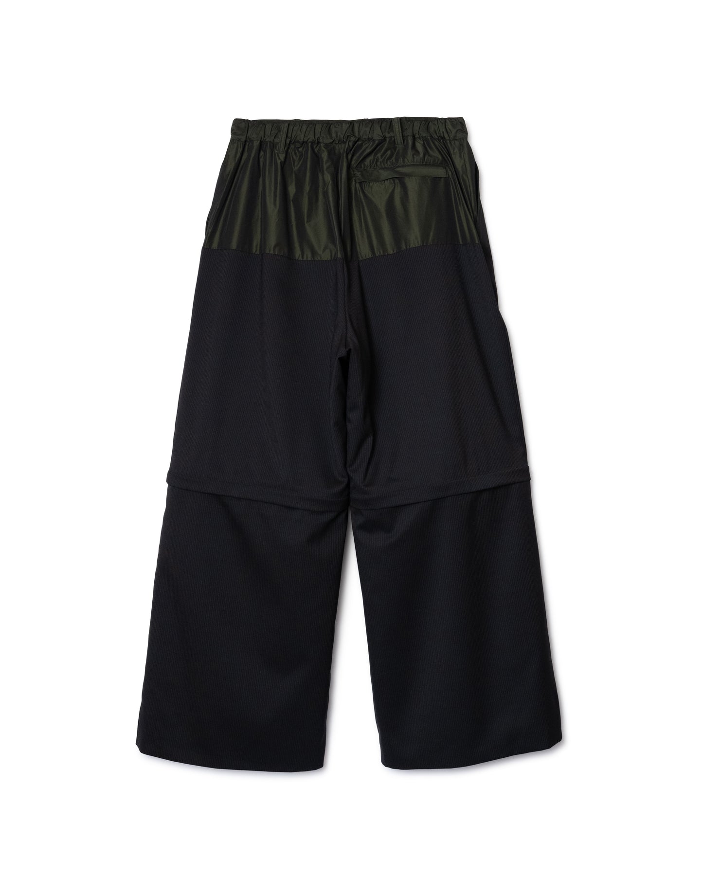 [PRE ORDER] 2WAY BI COLOR SLACKS (BLACK)