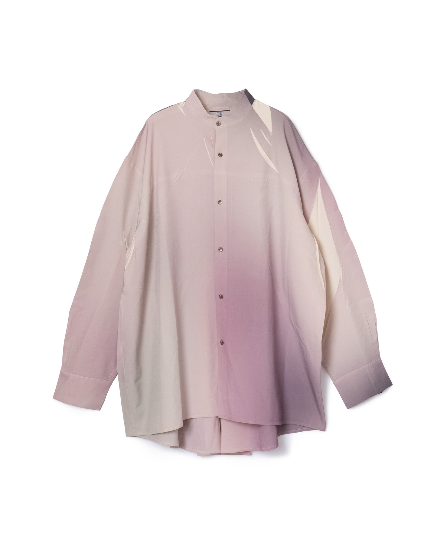 DIRECT PRINT NO COLLAR SHIRTS (IVORY)