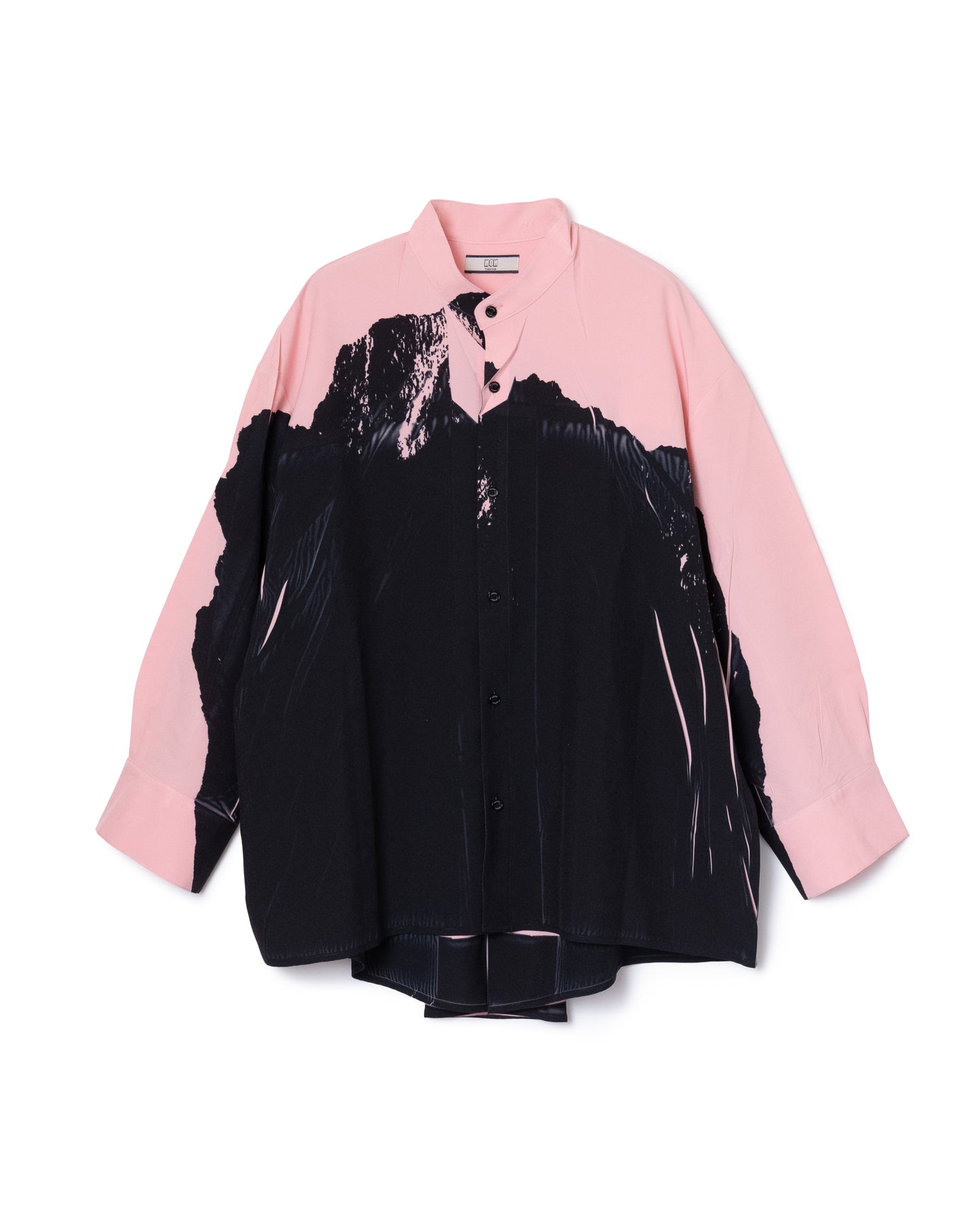 DIRECT PRINT NO COLLAR SHIRTS (PINK)