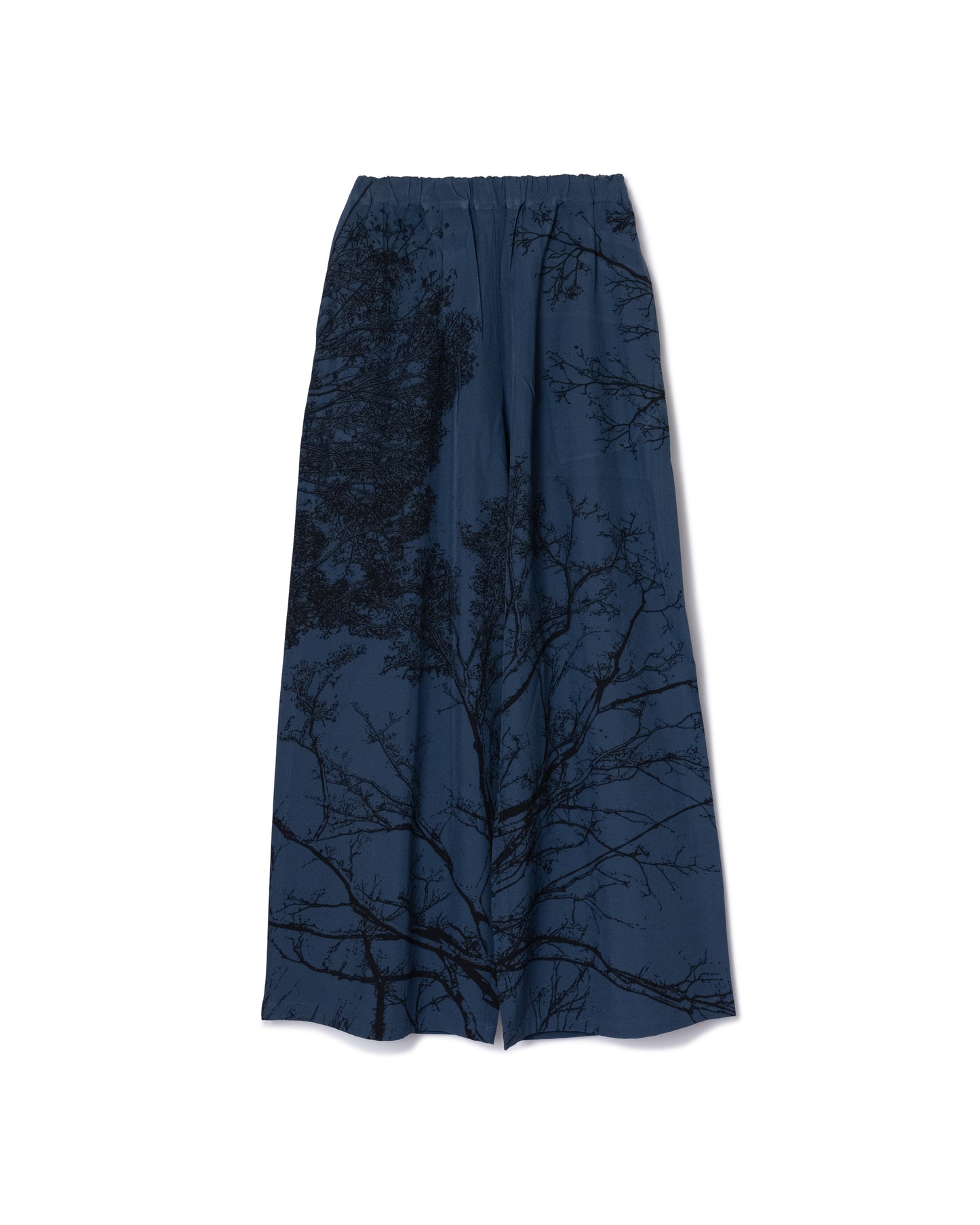 DIRECT PRINT WIDE EASY PANTS (BLUE)