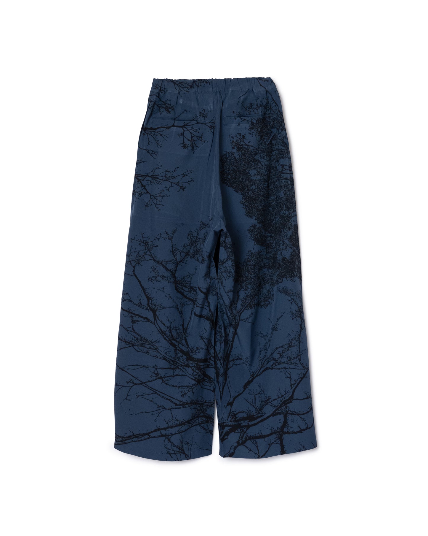 DIRECT PRINT WIDE EASY PANTS (BLUE)